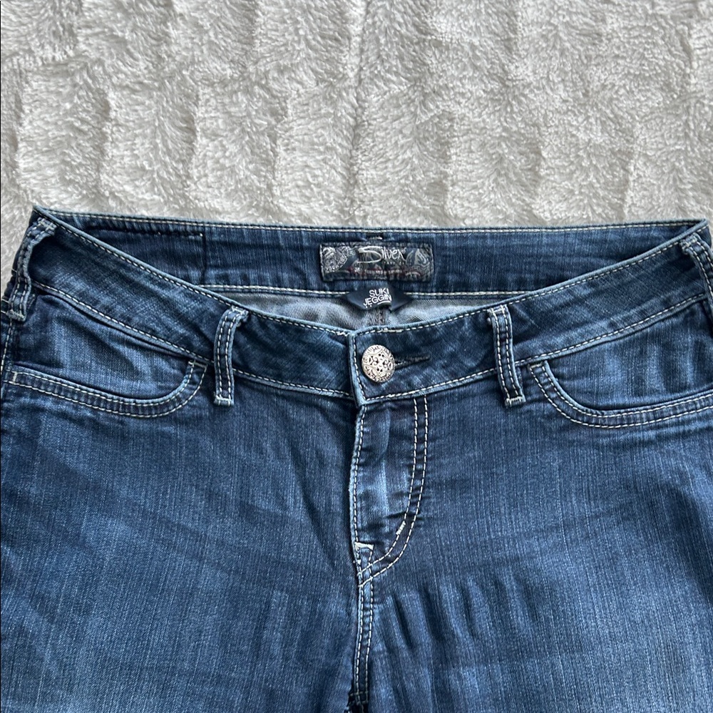 Silver Suki Jegging Dark Blue Jeans